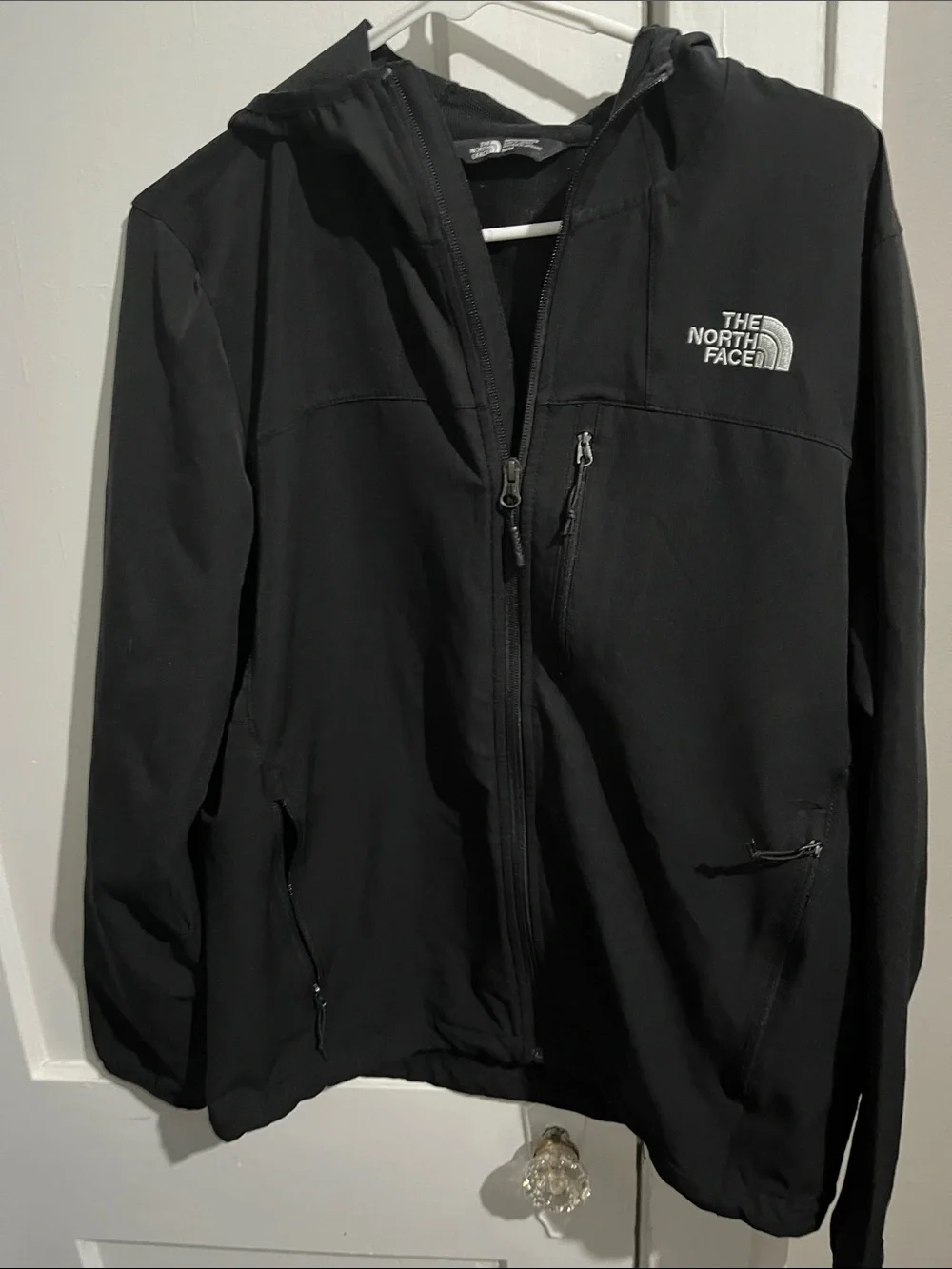 The North Face Black Hooded Softshell Jacket